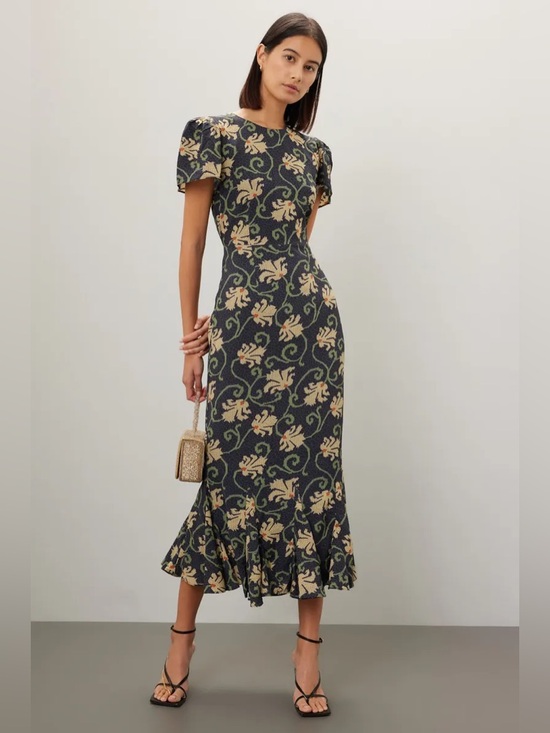 RHODE Dresses & Skirts - Rhode lulani midi dress in mosaic blossom